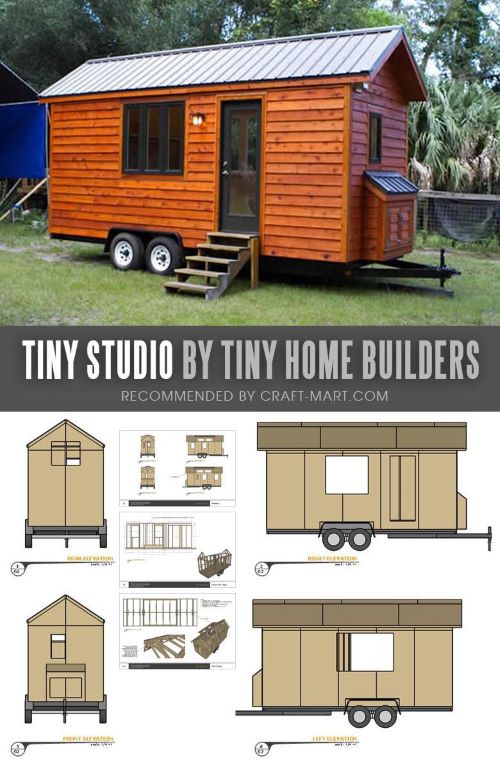 17 Best Custom Tiny House Trailers and Kits with Plans for Super-Tight Budget
craft-mart.com