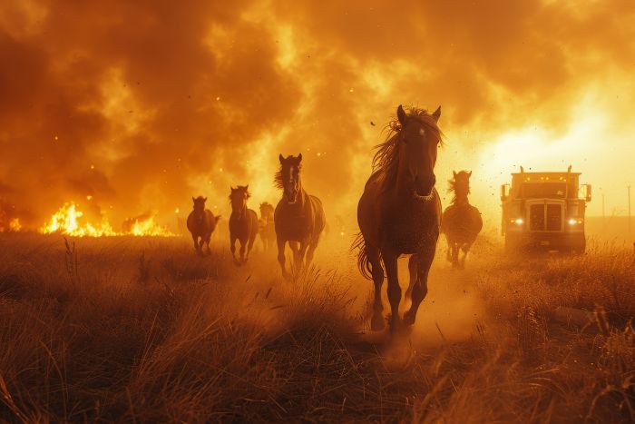 The Courageous Horses of California: Stories of Survival Amidst Wildfires